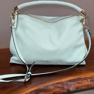 Kate Spade Carmina Elliott Leather Crossbody Bag Grace Blue WKRU3784